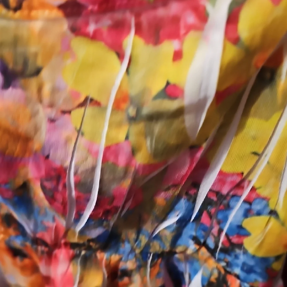 Emily West Girls Vibrant Floral Sleeveless Dress Size 8